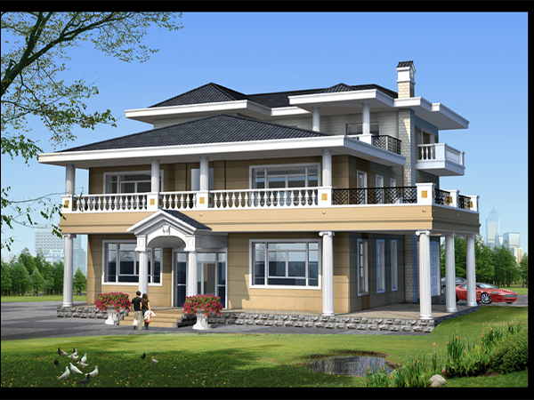 轻钢别墅实心浇筑优势